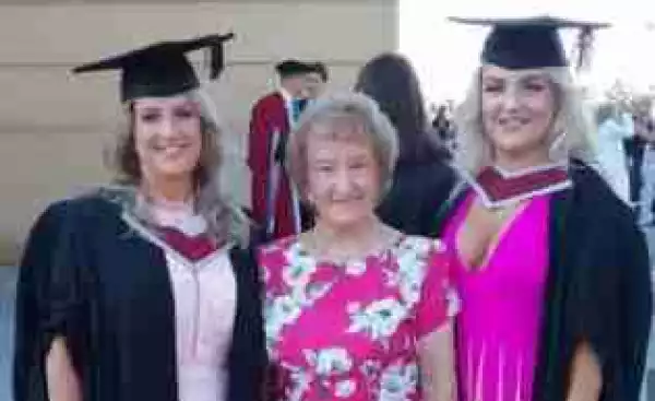 Look-Alike Mother And Daughter Graduate From The Same University On The Same Day (Photos)